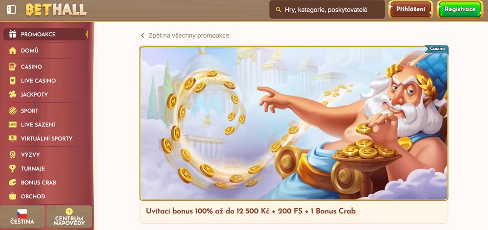 BetHall free spiny září 2025