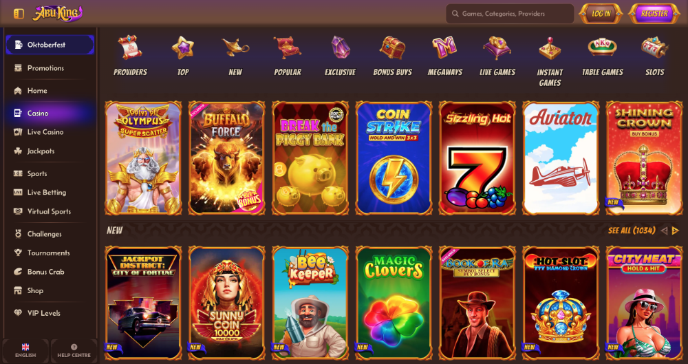 Náhled nejlepších výherních automatů na podzim 2025 v online casinu AbuKing