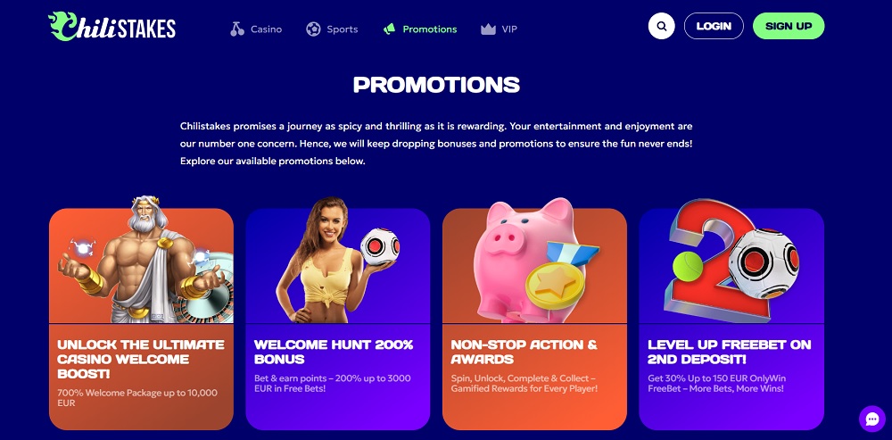 ChiliSTAKES promo code