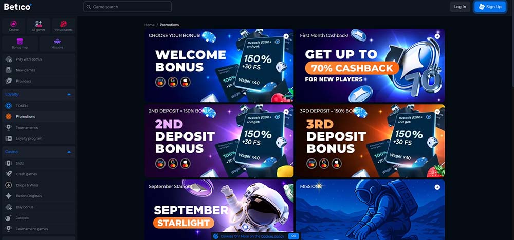 Betico free spins [How to claim free spins]