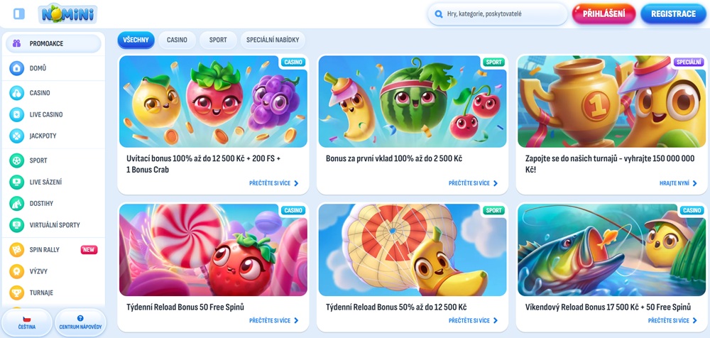 Nomini bonusy září 2025