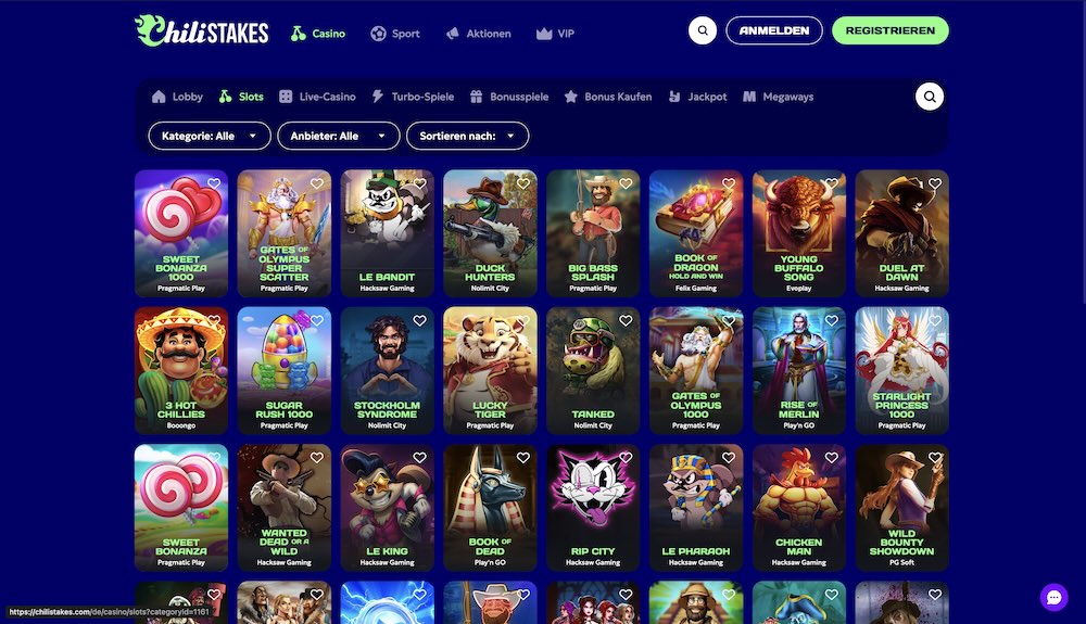 ChiliSTAKES Spielautomaten