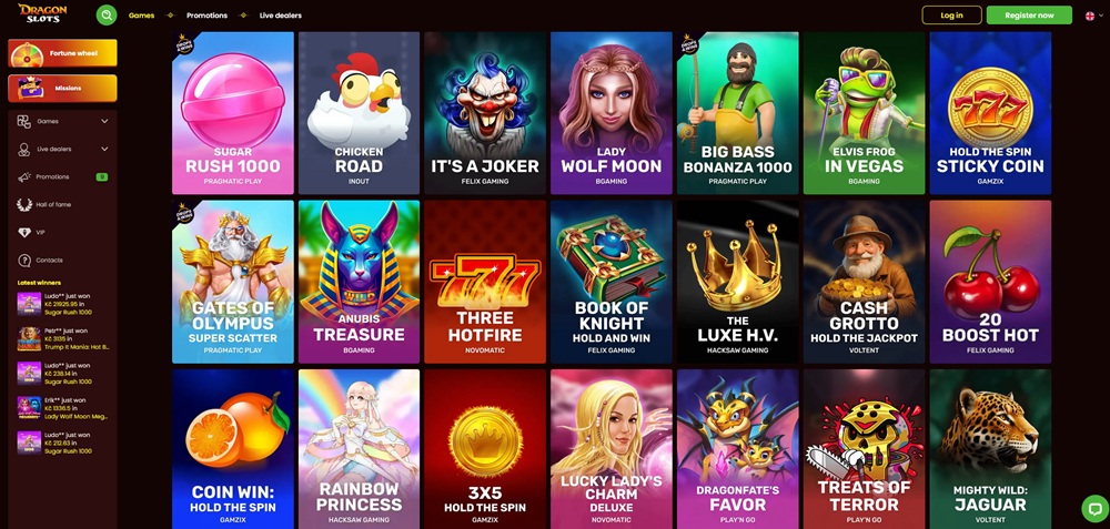 Dragon Slots top slots