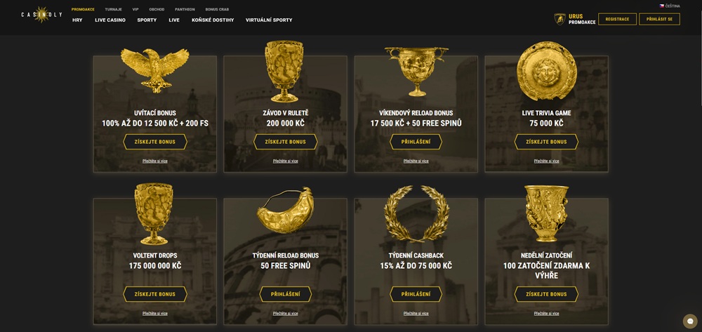 Casinoly free spins září 2025