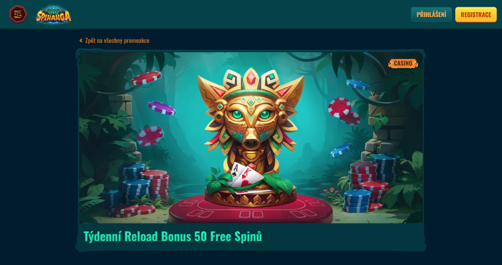Spinanga free spins [říjen 2025]