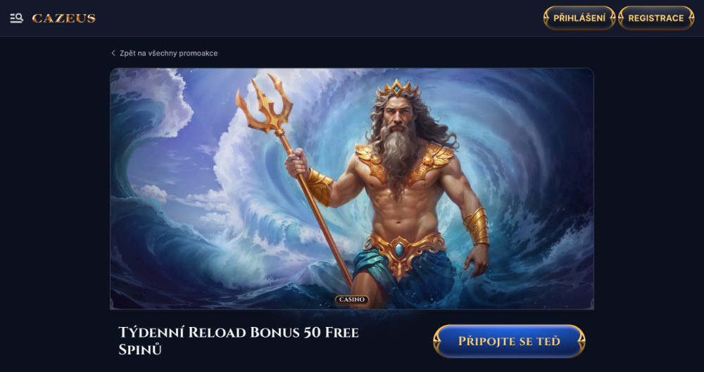 Říjnové free spiny v casinu Cazeus