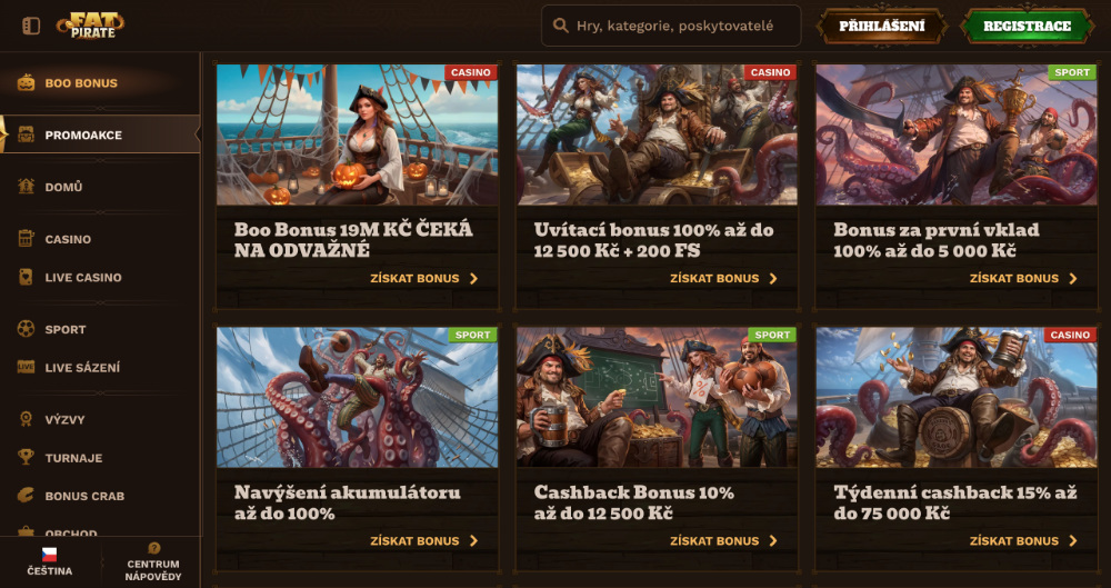 FatPirate bonusy [listopad 2025] úvodní