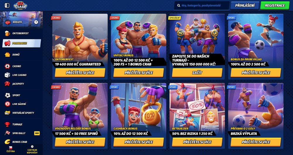 BigClash bonusy [říjen 2025]