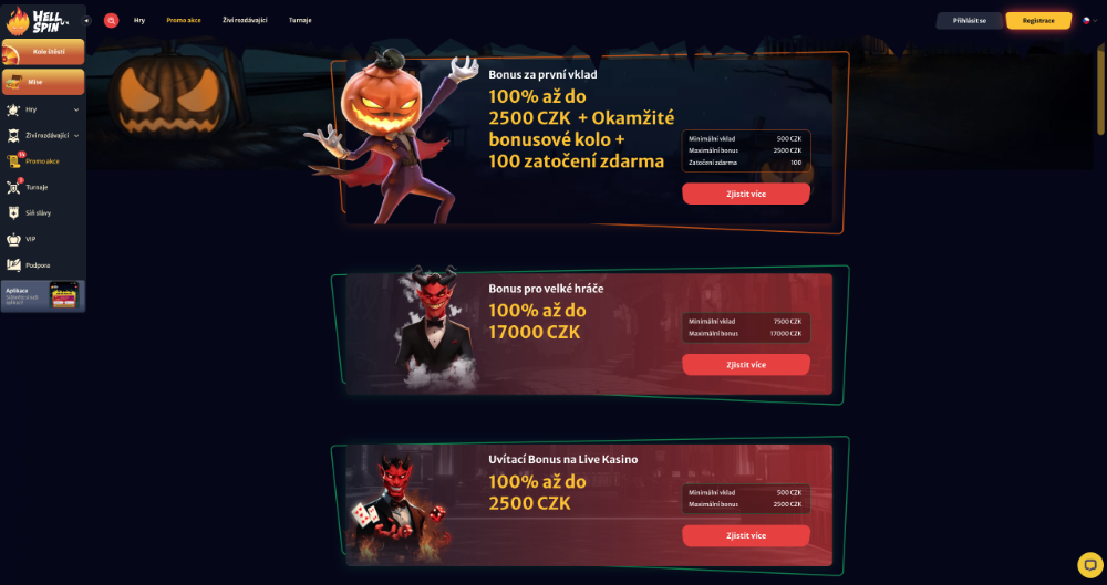 Hell Spin bonusy [listopad 2025]