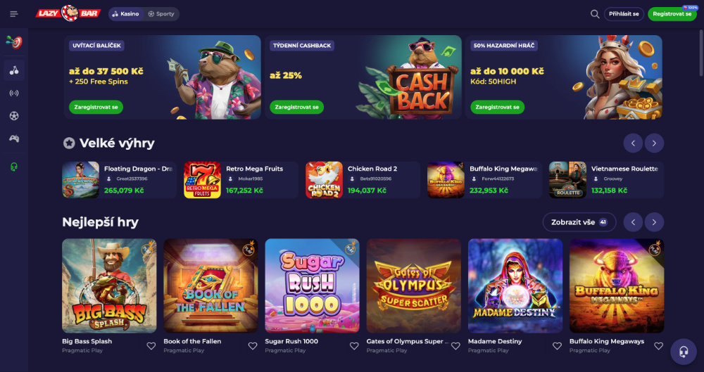 Sázková kancelář Lazybar