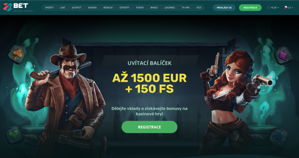 22BET free spins [říjen 2025]