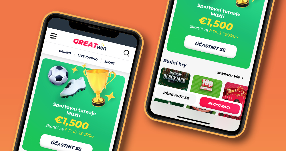 GreatWin mobile app