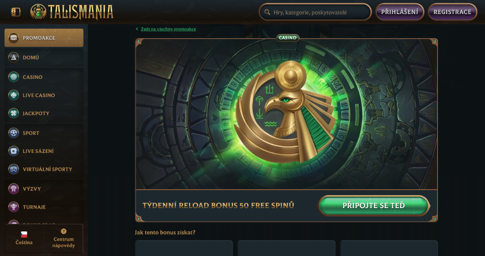 Talismania free spins [říjen 2025]