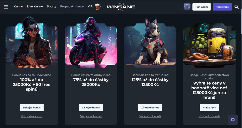 Winsane bonusy [říjen 2025]