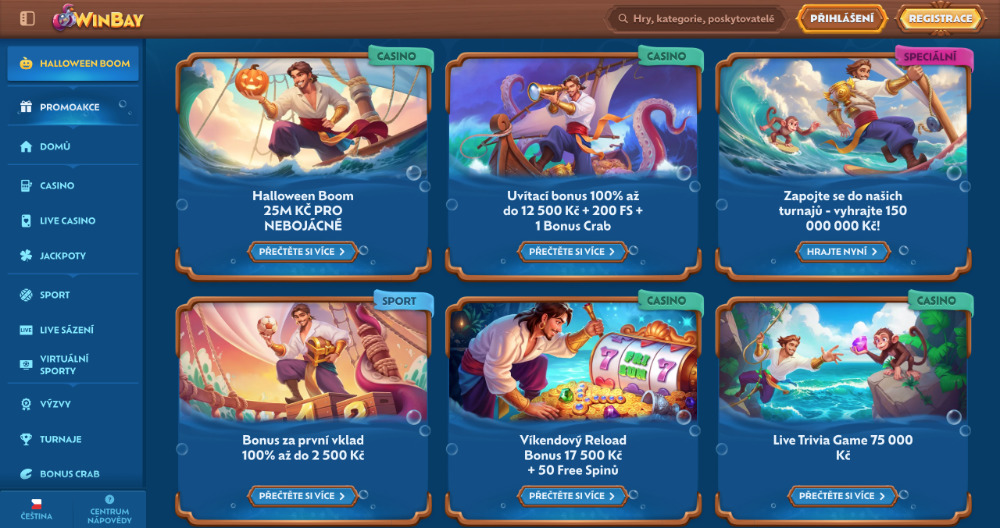 Lze získat v casinu WinBay no deposit bonus?