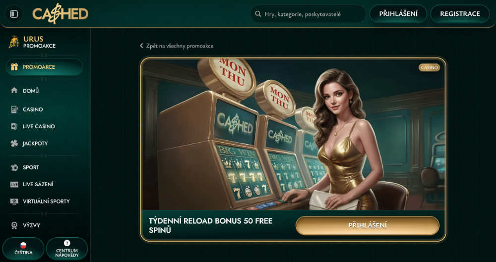 Cashed free spins
