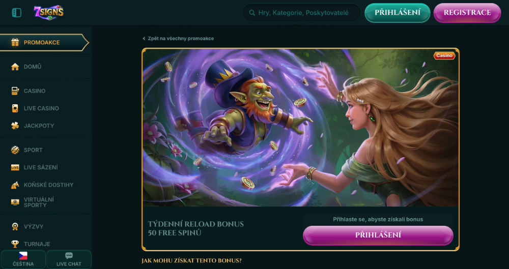 7Signs free spins [září 2025]