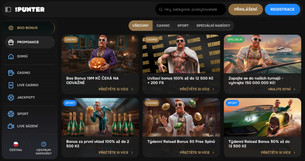 MrPunter bonusová nabídka