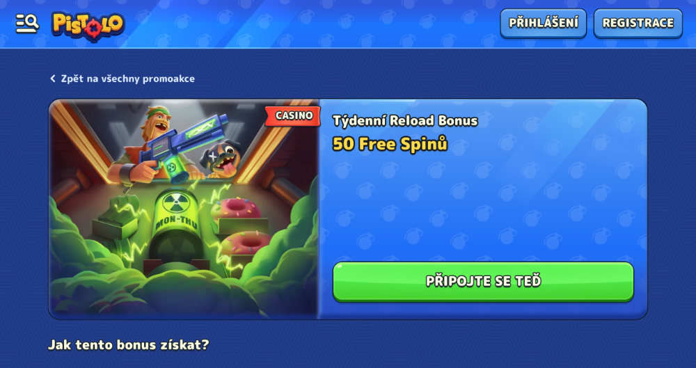 Pistolo free spins [říjen 2025]