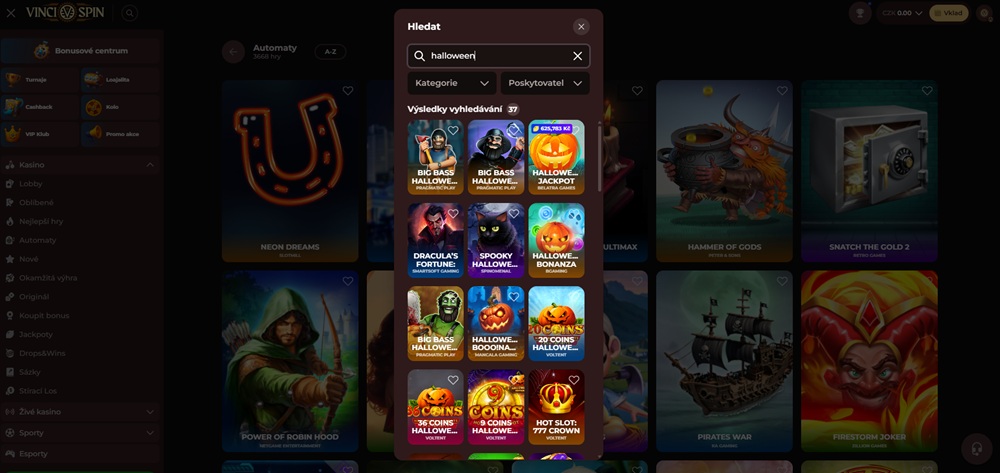 Vinci Spin halloween