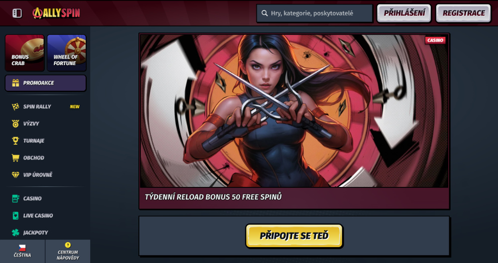 AllySpin free spins [říjen 2025]