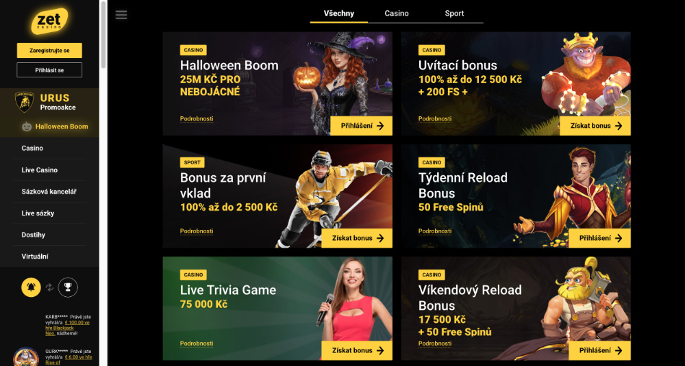 ZetCasino bonusy [listopad 2025]