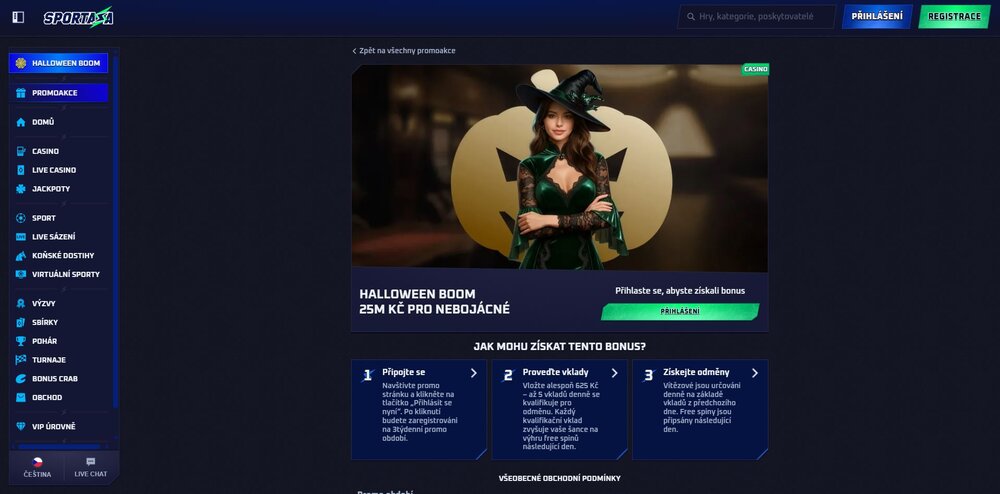 sportaza halloween boom