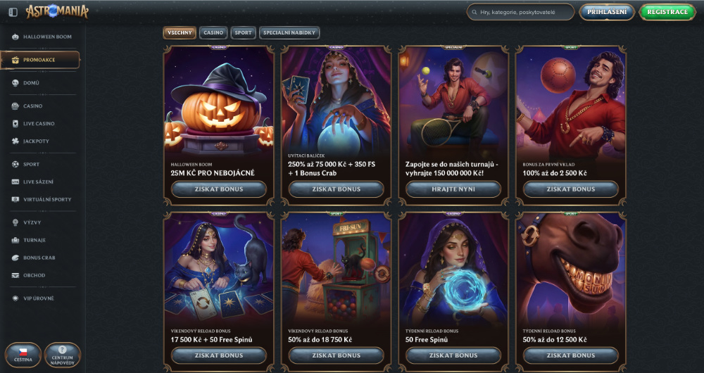 Bono sin depósito de AstroMania