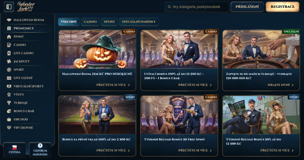 WonderLuck bonusy [Přehled TOP bonusů]-úvodní