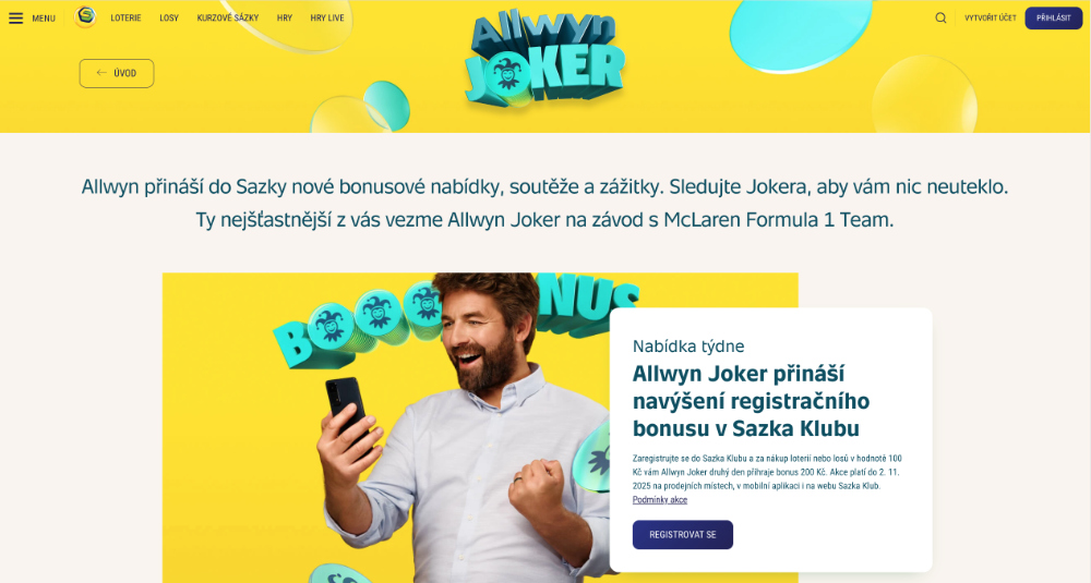 Sazka projde transformací: Přejmenuje se na Allwyn