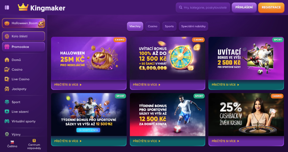 Kingmaker bonusy [listopad 2025]