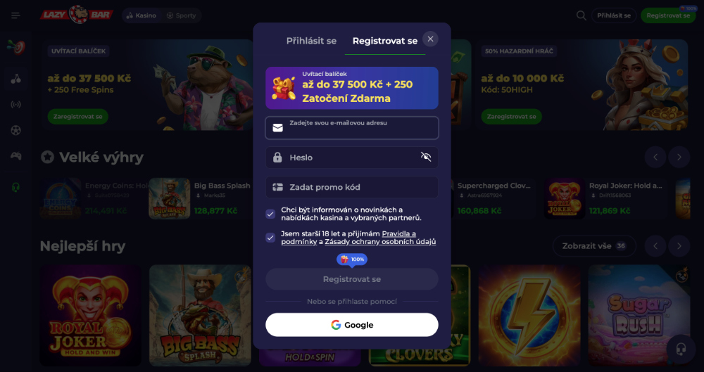 Lazybar registration [Complete guide to creating a new account] intro