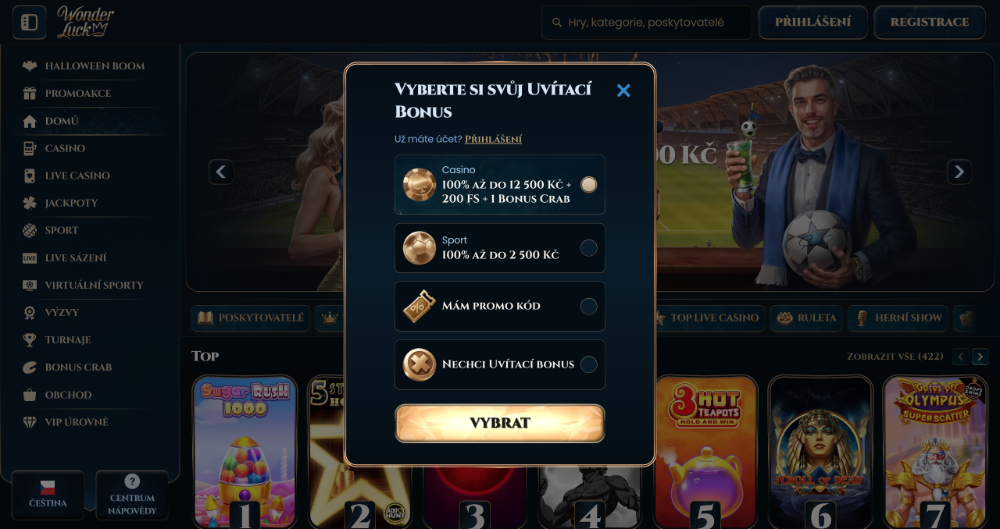 WonderLuck registrace [Kompletní návod na založení nového účtu]