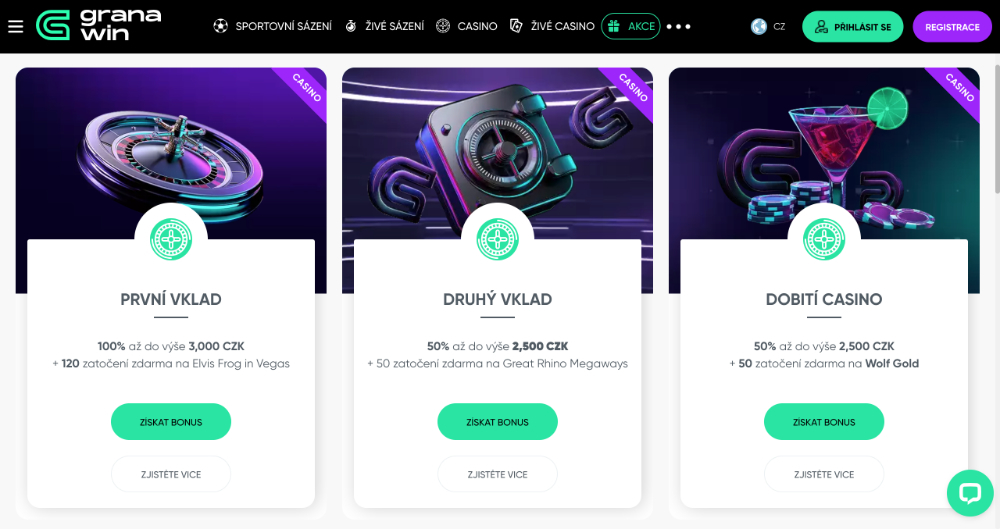 GranaWin free spins [říjen 2025]