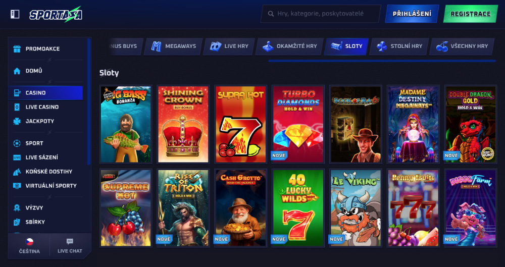 Sportaza automaty s vánoční tematikou