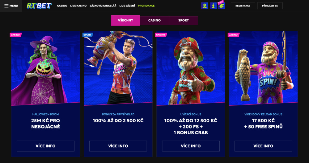 RTbet bonusy [listopad 2025]