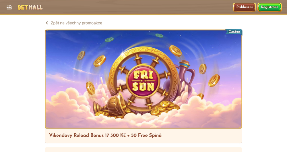 BetHall free spins
