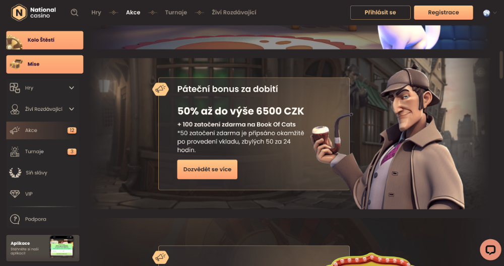 National Casino free spins [listopad 2025] úvodní