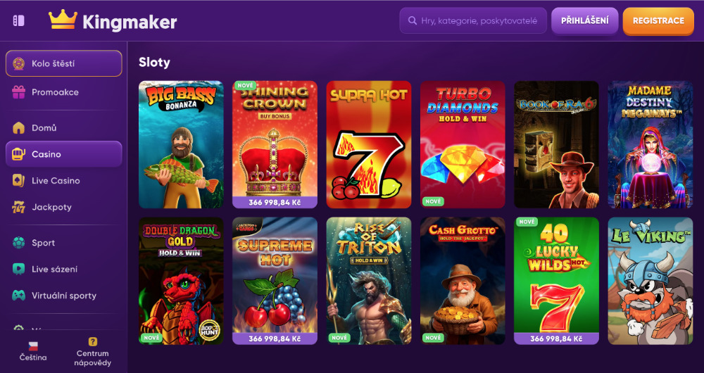 Kingmaker automaty s vánoční tematikou