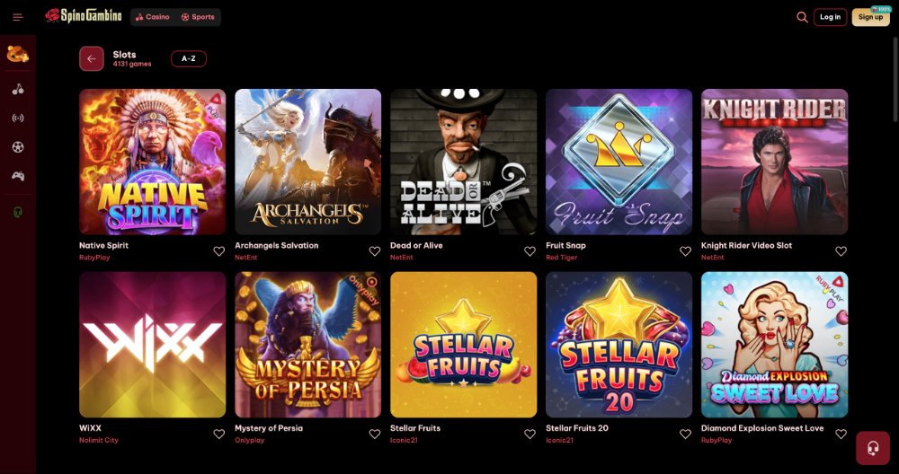 Spinogambino automaty s vánoční tematikou