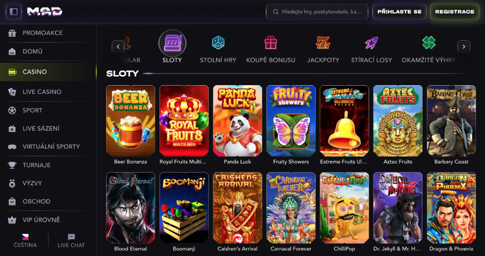 MadCasino automaty s vánoční tematikou