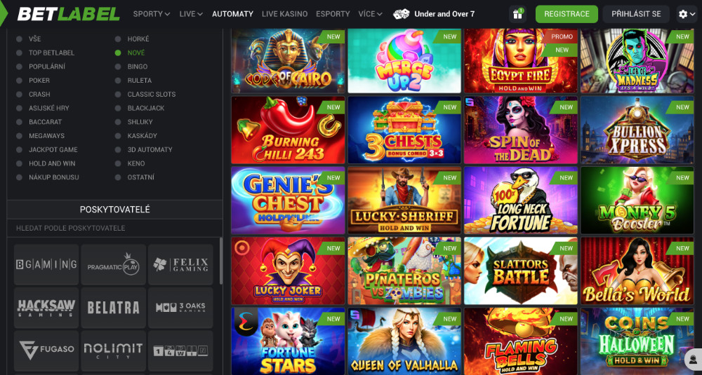 BetLabel automaty s vánoční tematikou