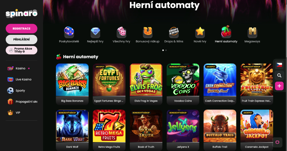 Spinaro automaty s vánoční tematikou