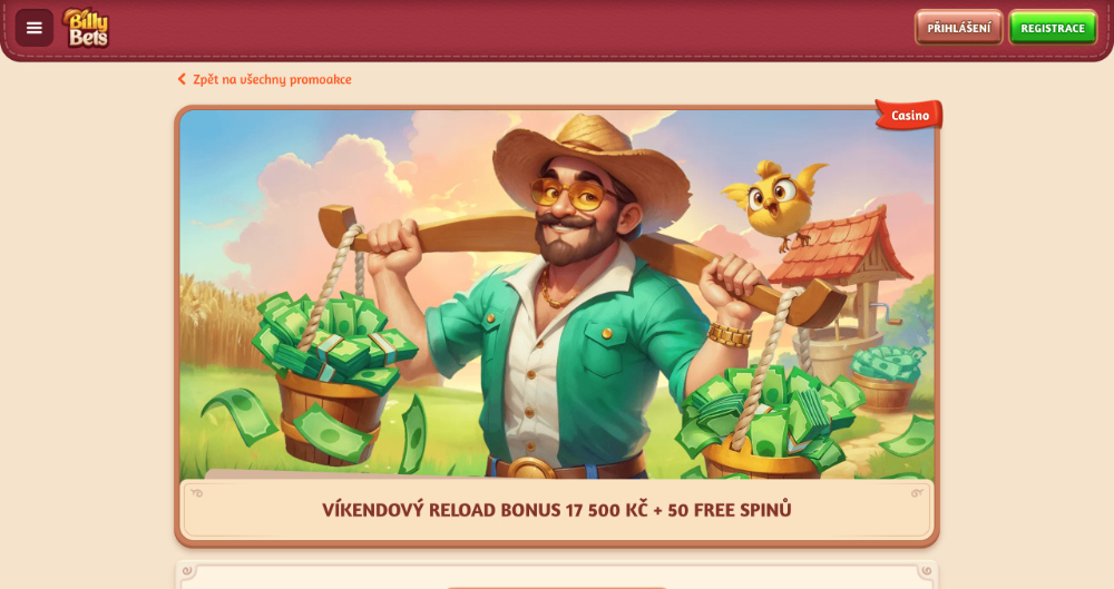 BillyBets free spins [listopad 2025] úvodní