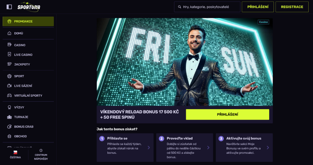 Sportuna free spins [listopad 2025]