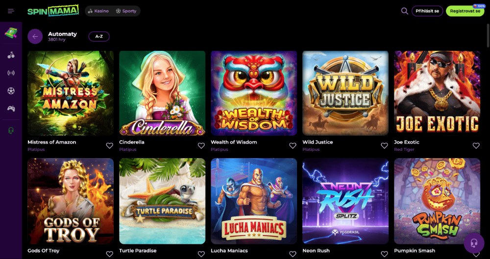 Spinmama automaty s vánoční tematikou