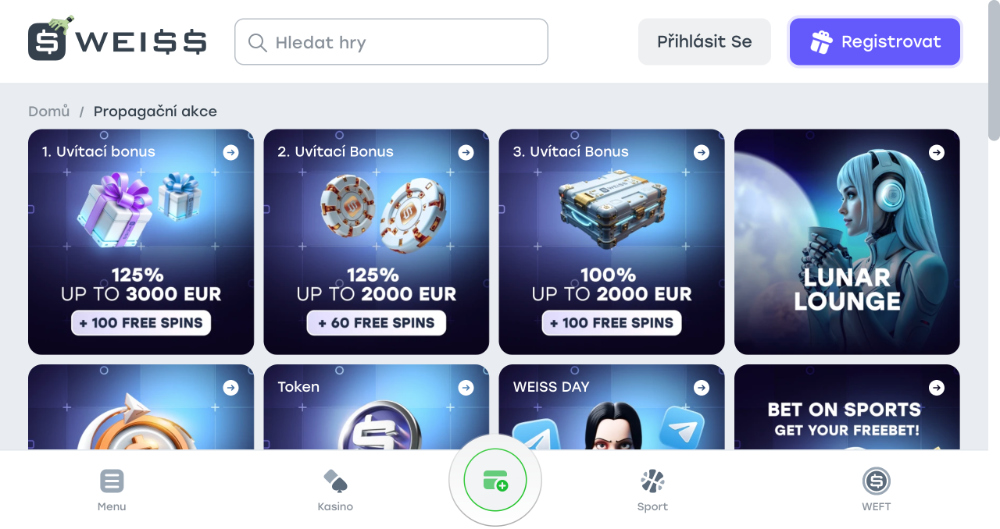 Weiss bonusy [listopad 2025] úvodní