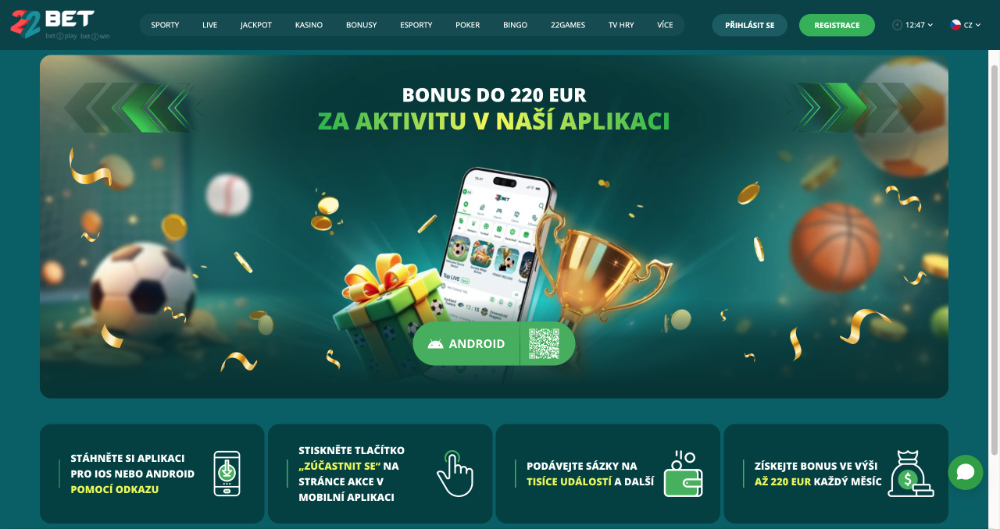 Promoakce v 22BET