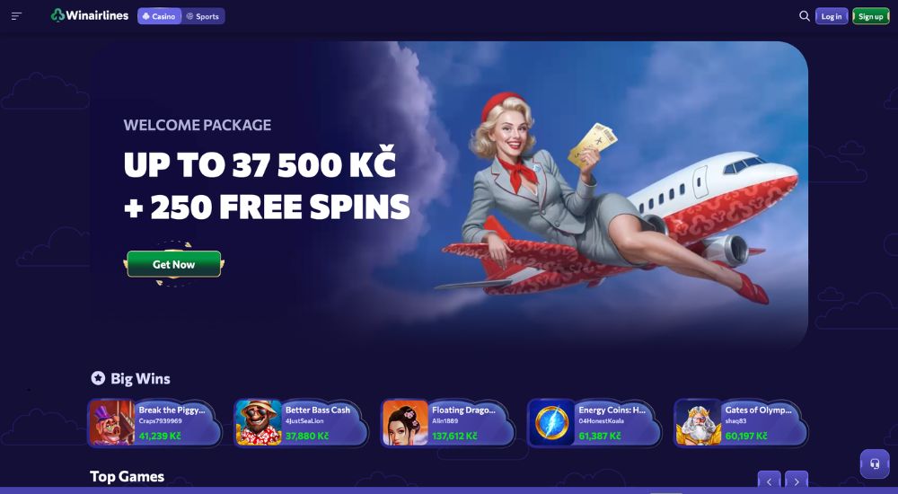 Winairlines casino