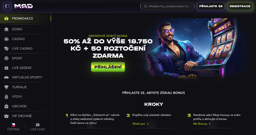 MadCasino free spins